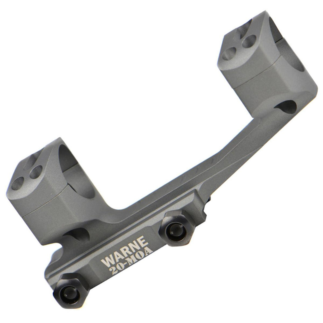 Warne Warne 34mm Msr 20Moa Extended Skeletonized Mount Tactical Gray LRSKEL34TG