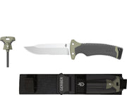 Gerber Ultimate Survival Knife SE (DP Fixed Blade) w/Firestarter, Sheath, Sharpener - FSG