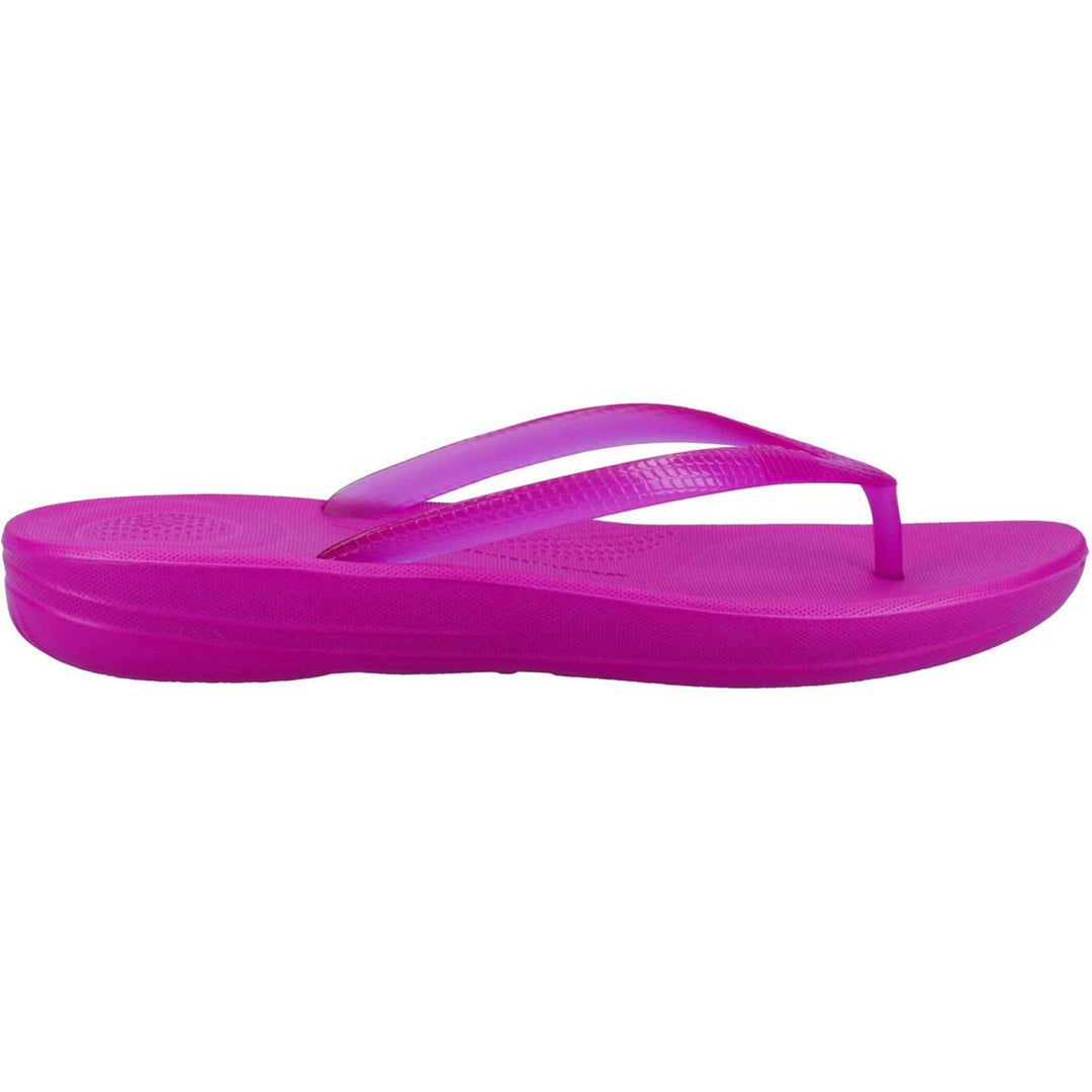Fitflop iQUSHION Transparent Flip-Flops Miami Violet