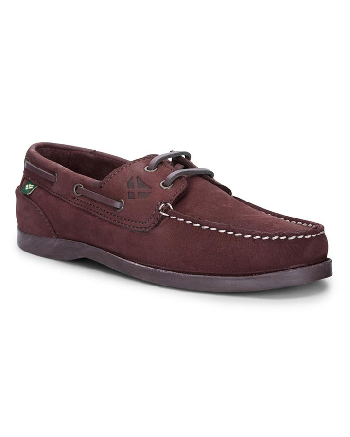 Hoggs of Fife Mull Ladies Deck Shoe - Merlot