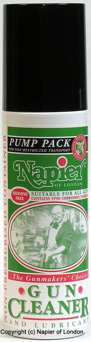 BushWear Napier Gun Cleaner Pump Spray and Napier Gun Oil Pump Spray Bundle