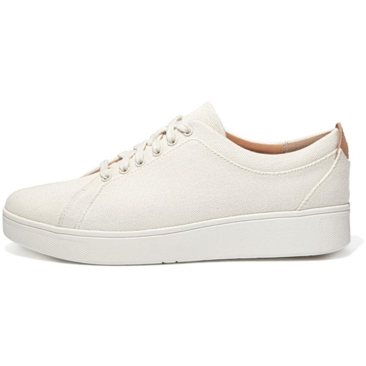 Fit Flop Rally Canvas Trainers Cream Mix