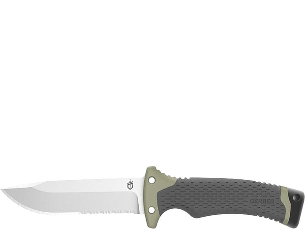 Gerber Ultimate Survival Knife SE (DP Fixed Blade) w/Firestarter, Sheath, Sharpener - FSG