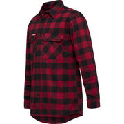 Hard Yakka Long Sleeve Check Flannel Shirt Red
