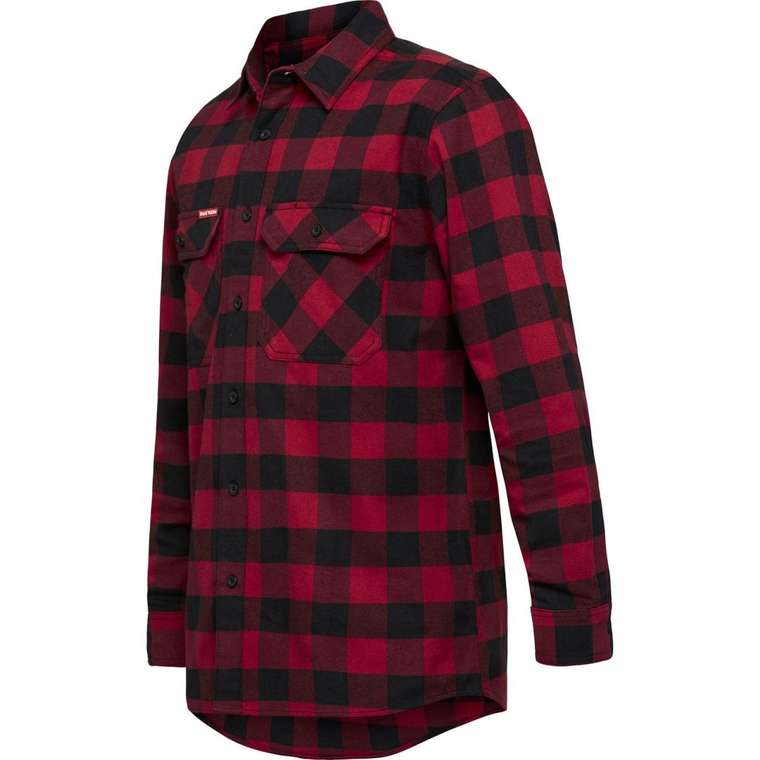 Hard Yakka Long Sleeve Check Flannel Shirt