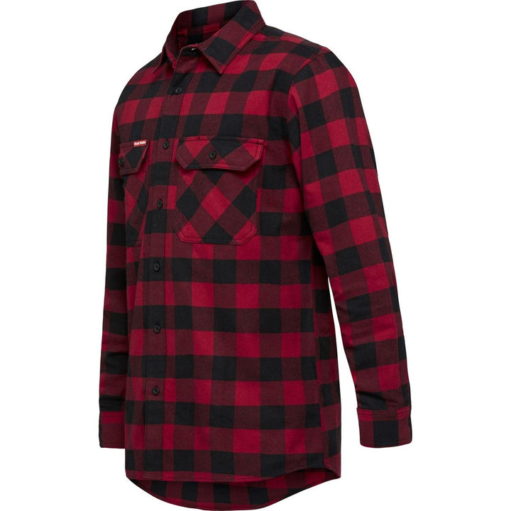 Hard Yakka Long Sleeve Check Flannel Shirt