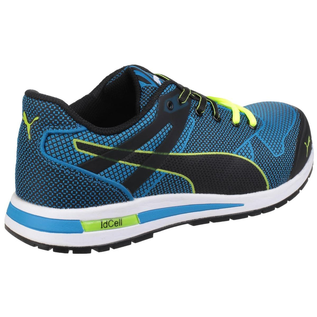 Puma Safety Blaze Knit Low Lace up Safety Shoe Blue