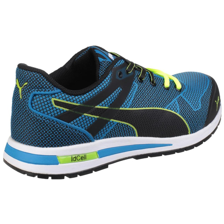 Puma Safety Blaze Knit Low Lace up Safety Shoe Blue