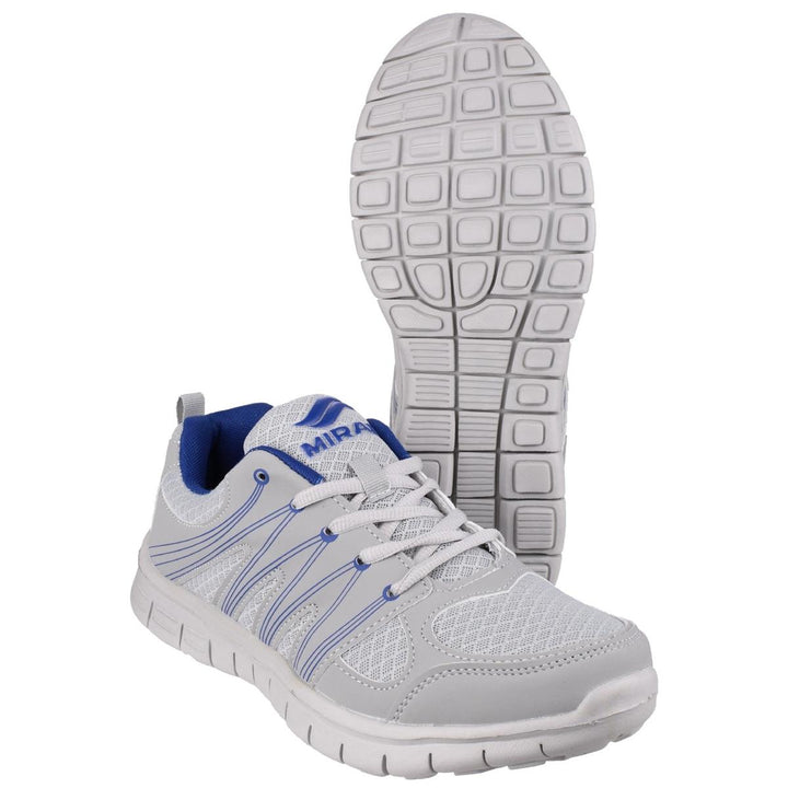 Mirak Milos Lace Sports Trainer Grey/Navy – view 2