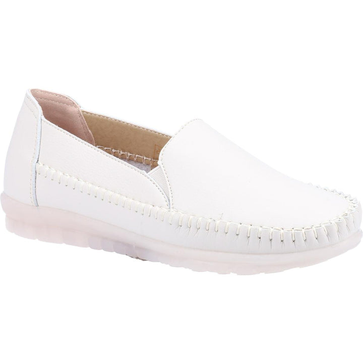 Fleet & Foster Shirley Slip On Shoe White