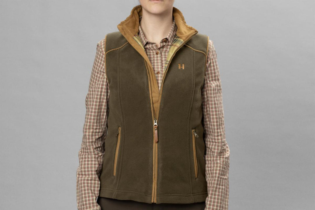 Harkila Sandhem 200 waistcoat Women Willow green
