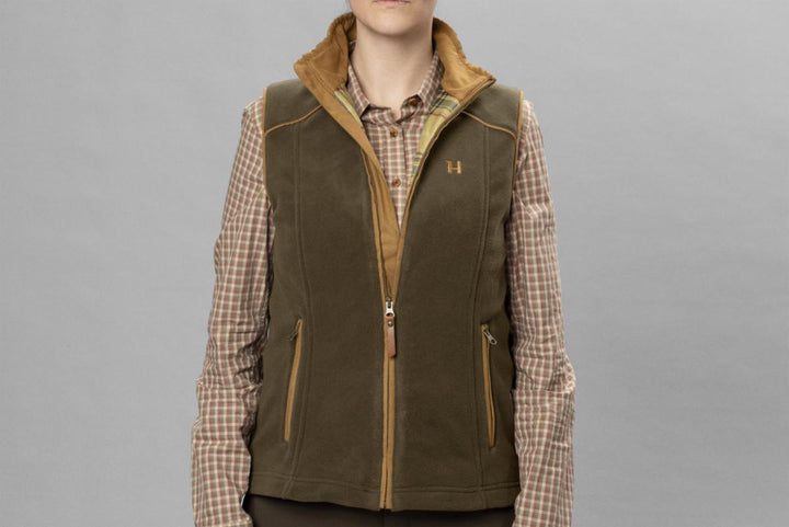 Harkila Sandhem 200 waistcoat Women Willow green