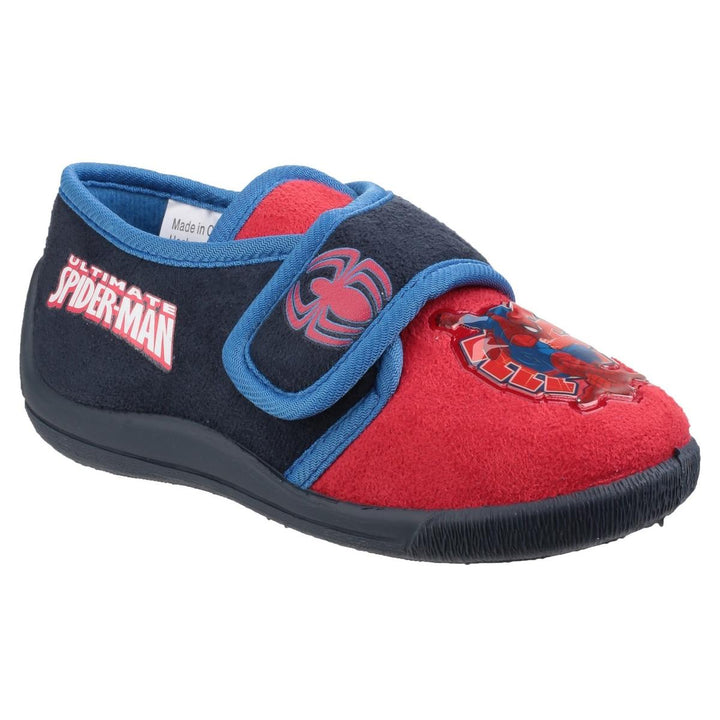 Cortina Spiderman Touch Fastening Slipper Red/Navy