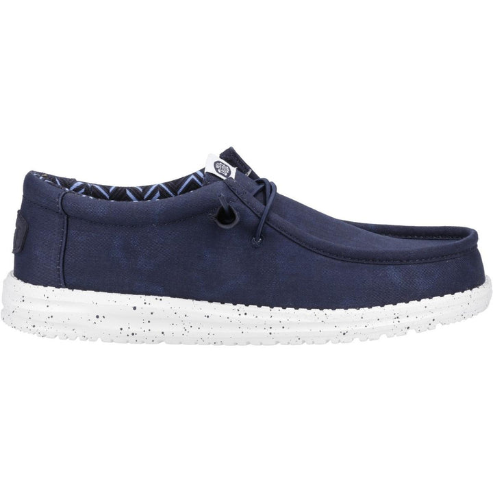 HEYDUDE Wally Canvas Shoe Navy