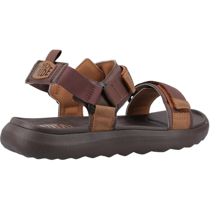 HEYDUDE Carson Sandal Brown/Brown