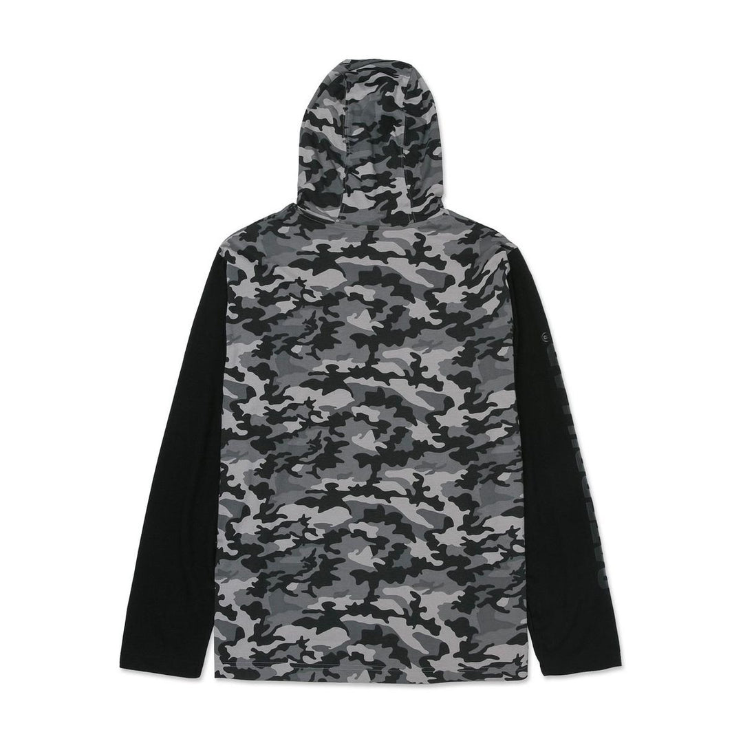 Caterpillar Hooded Long Sleeve Tee Stone – view 4