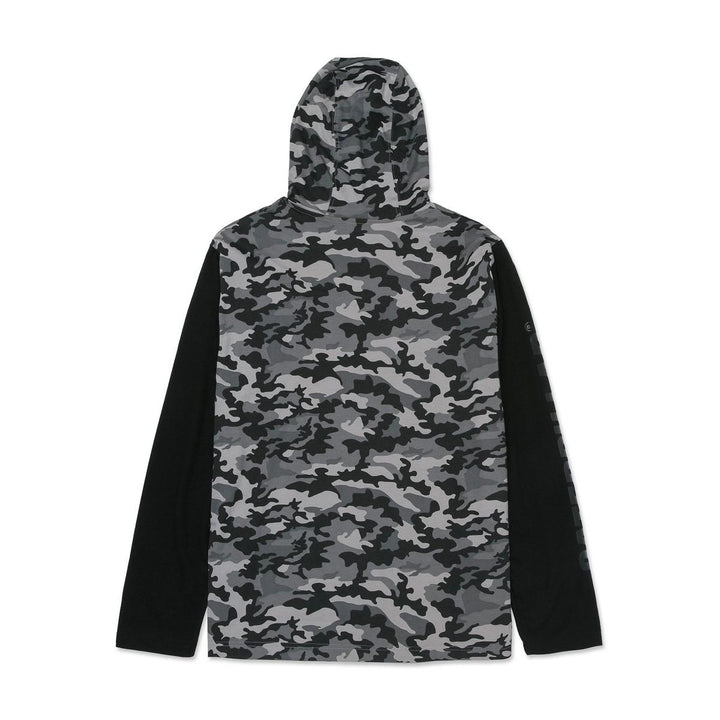 Caterpillar Hooded Long Sleeve Tee Stone – view 4