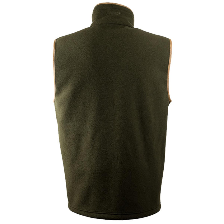Jack Pyke Countryman Fleece Gilet with Pheasant Motif - Dark Olive