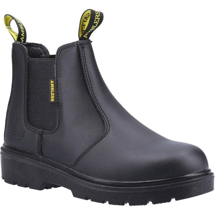 Amblers Safety FS116 Dual Density Pull on Safety Dealer Boot Black