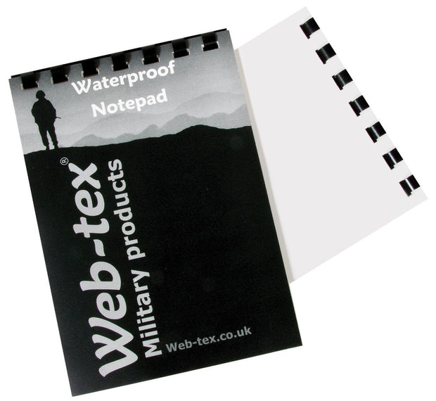 WEB-TEX Waterproof Notepad Black