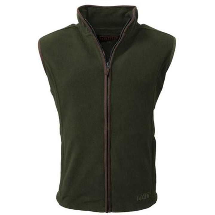Game Technical Apparel Mens Game Stanton Fleece Gilet - Green