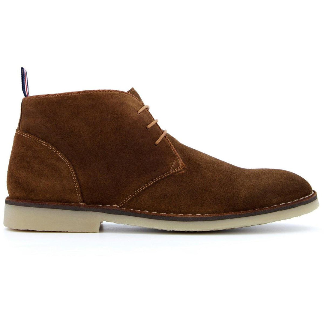 Dune Cash Lace Up Desert Boots Tan