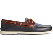 Sperry Authentic Original 2-Eye Tri-Tone Shoes Navy