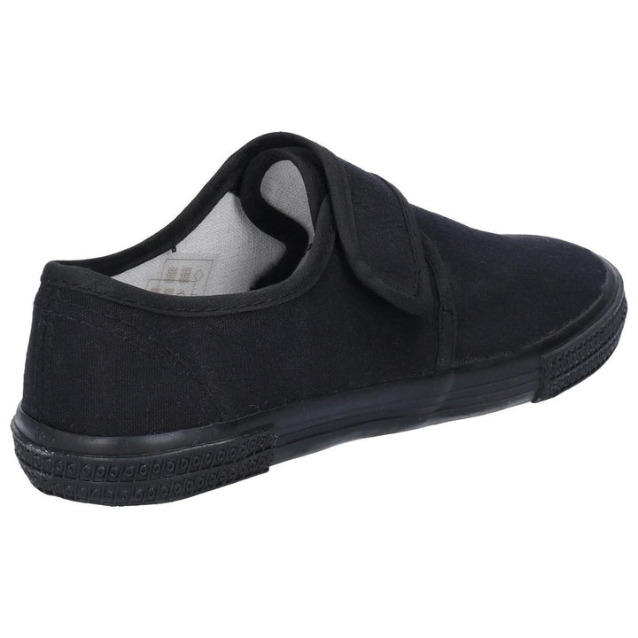 Mirak Childrens Plimsolls Touch Fastening Black