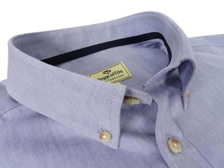 Hoggs of Fife Dunedin Oxford Shirt Blue
