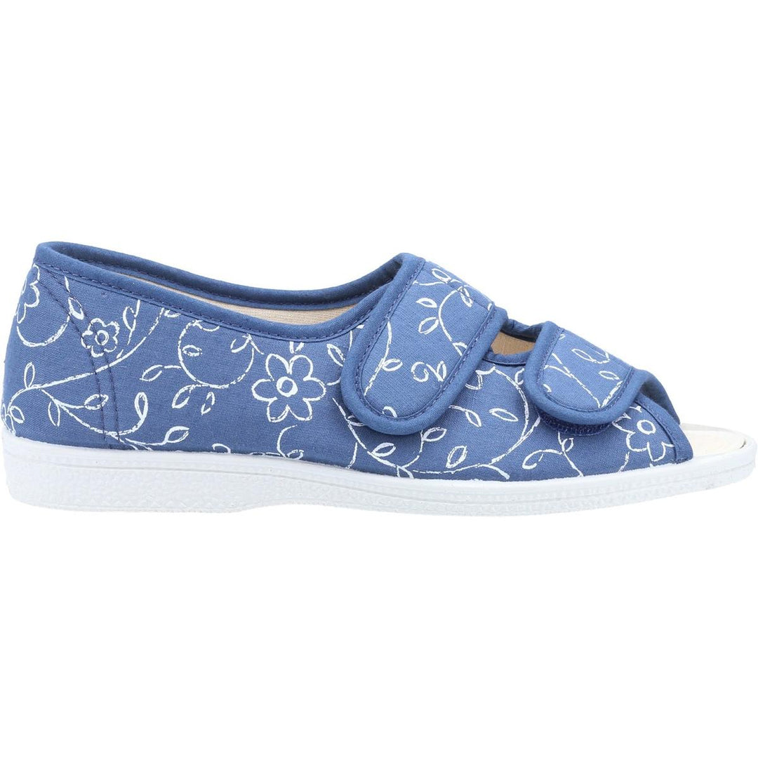 Mirak Molly Canvas Sandal Blue