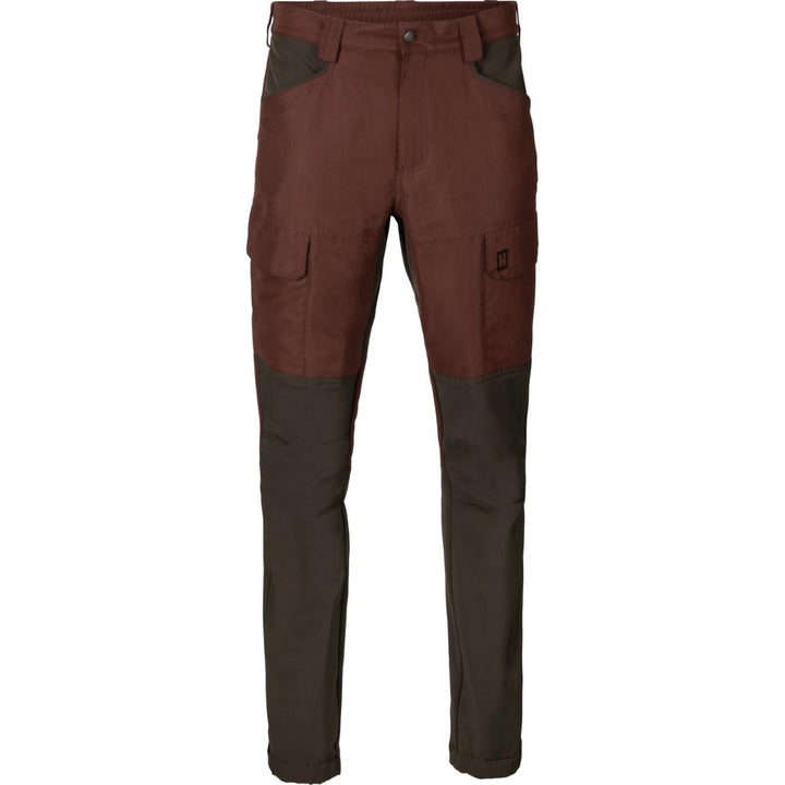 Harkila Scandinavian trousers - Bloodstone red/Shadow brown