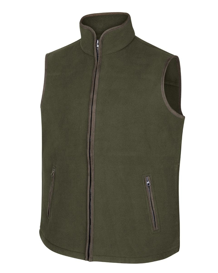 Hoggs of Fife Woodhall Fleece Gilet - Green