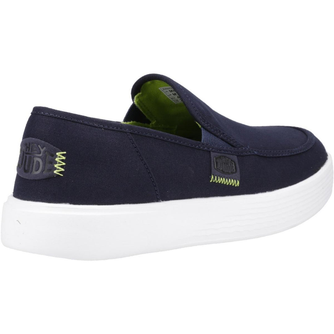 HEYDUDE Sunapee Canvas Shoe Navy/White