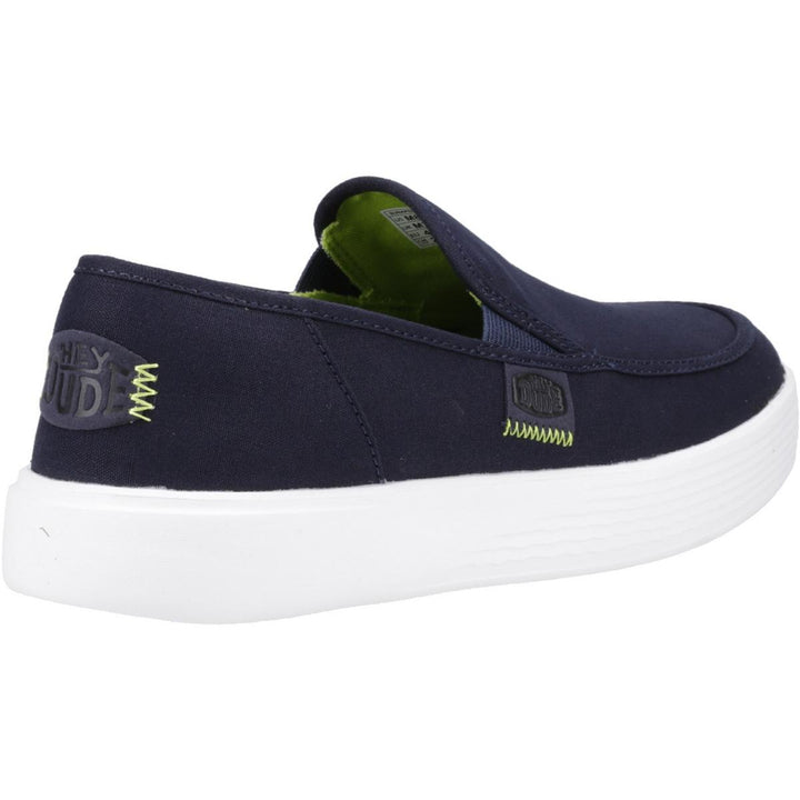 HEYDUDE Sunapee Canvas Shoe Navy/White