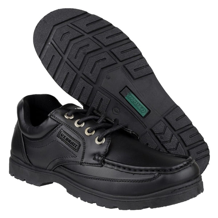 Miscellaneous Other US Brass Stubby 2 Boys Back to School Lace Up Shoe Black