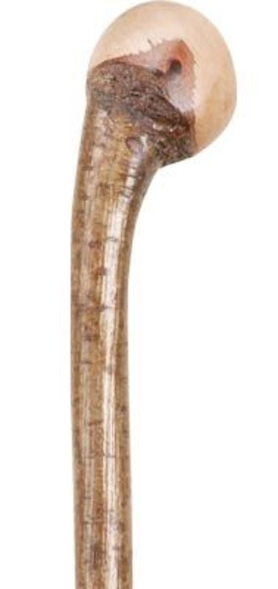 Bisley Medium Hazel Knob Stick