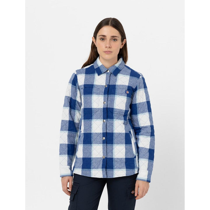 Dickies Flannel Shirt Jacket Surf Blue