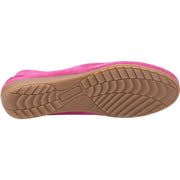 Riva Aldons Moccasin with Snafles Fuchsia