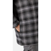 Dickies Fleece Hood Flannel Shirt Jacket Black/Timber