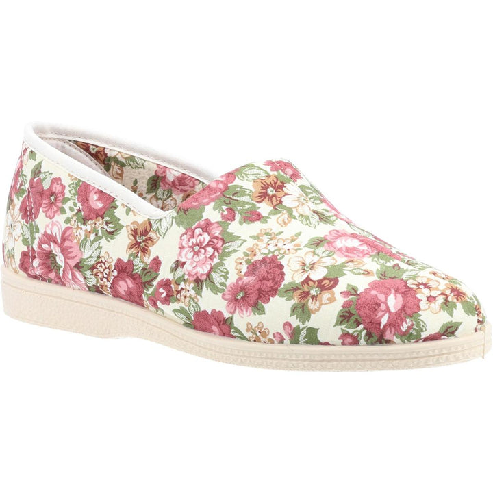 Mirak Patricia Cotton Slip On Summer Shoe
