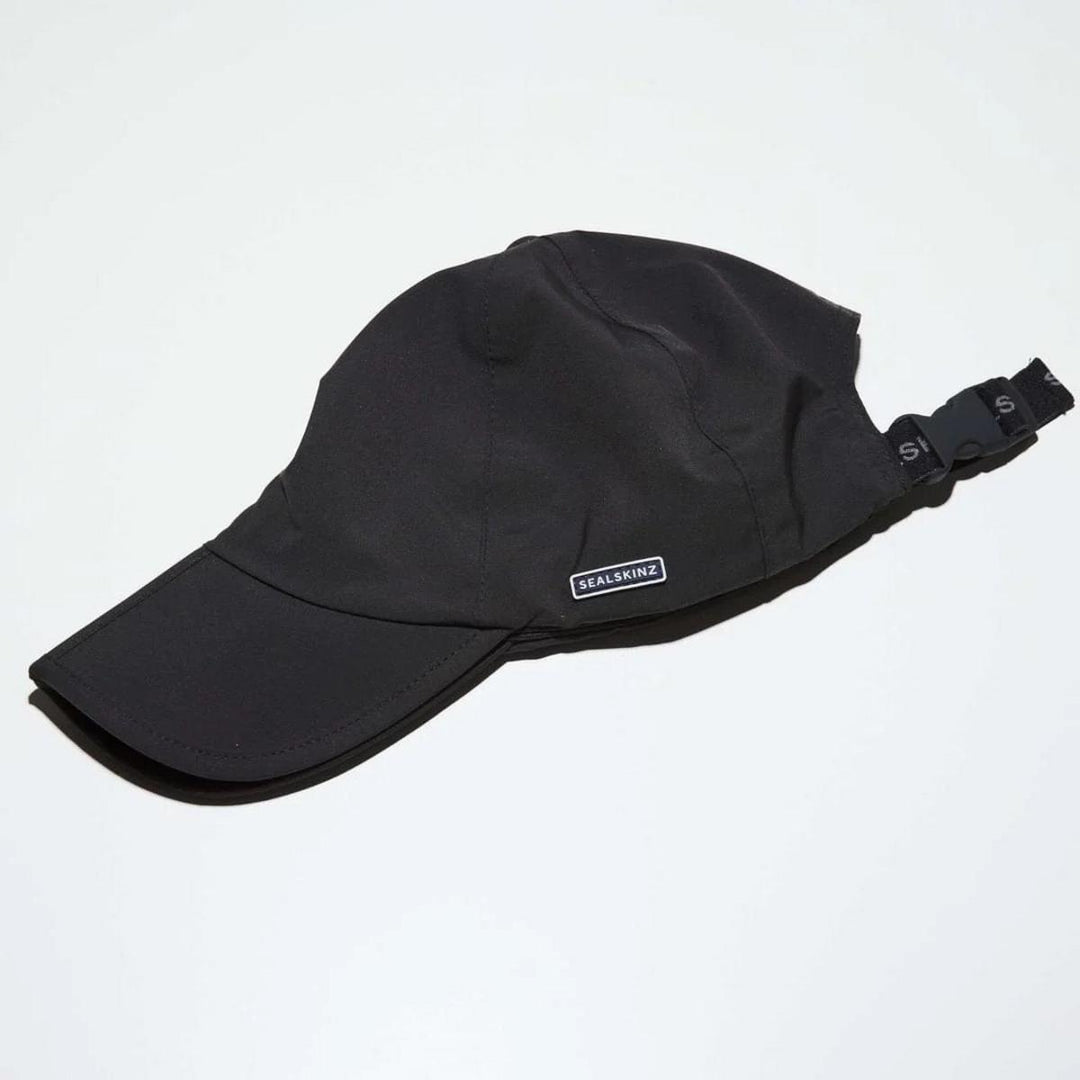 Sealskinz Salle Waterproof Men's Foldable Peak Cap Black Men's HAT