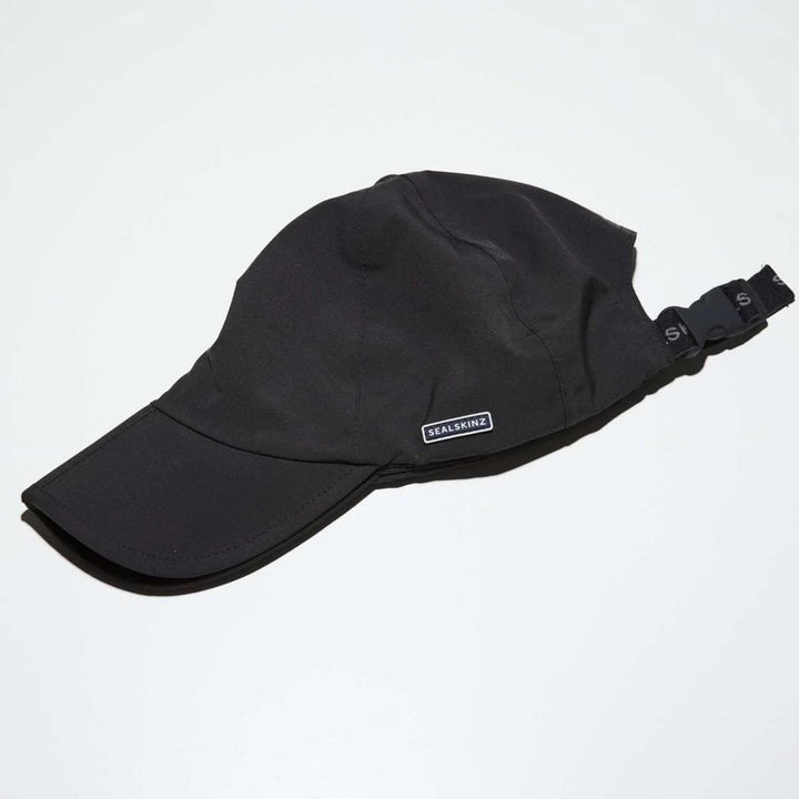 Sealskinz Salle Waterproof Men's Foldable Peak Cap Black Men's HAT