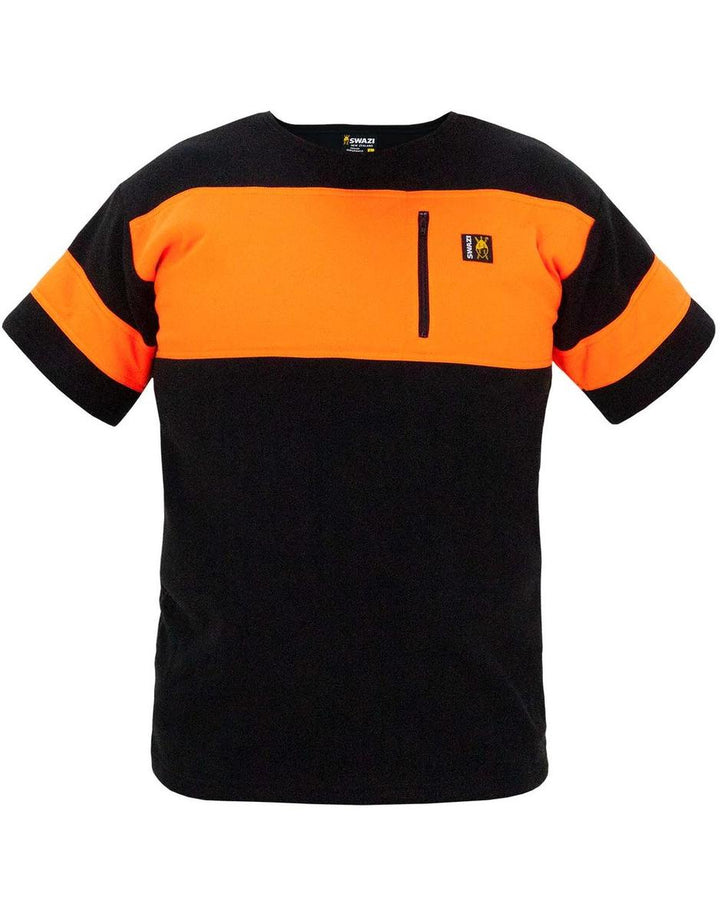 Swazi Hi-Vis Bushman's Tee - Orange/Black