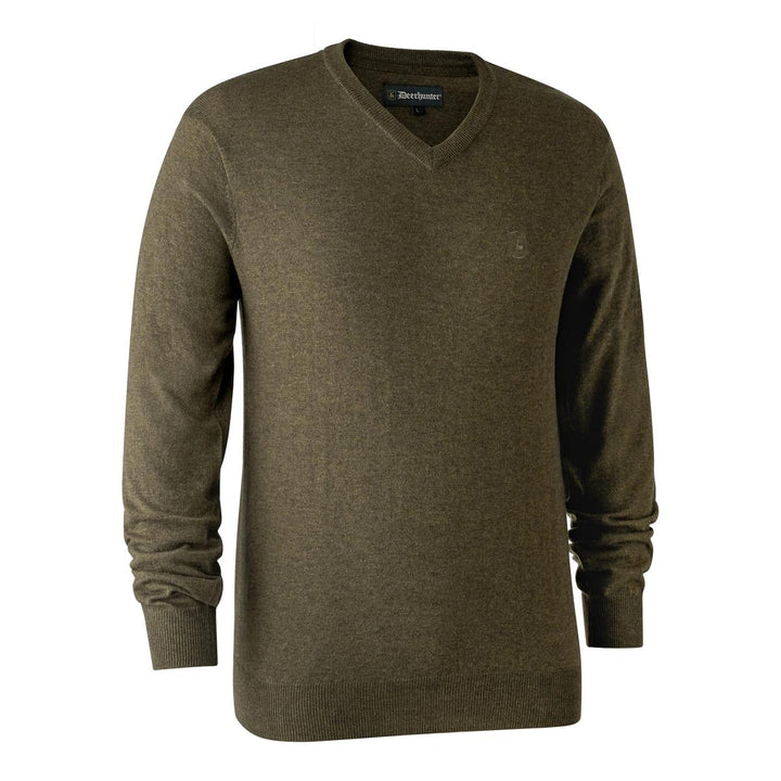 Deerhunter Kingston Knit w. V-neck Cypress