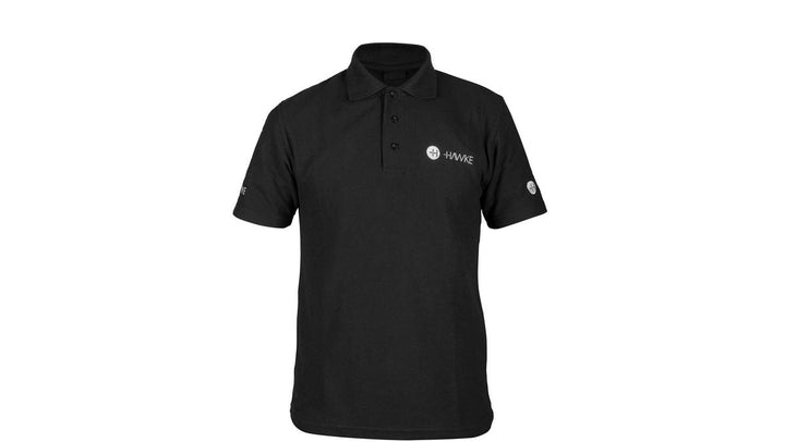 Hawke Black Polo Shirt (XL) - Mens Polo Shirt
