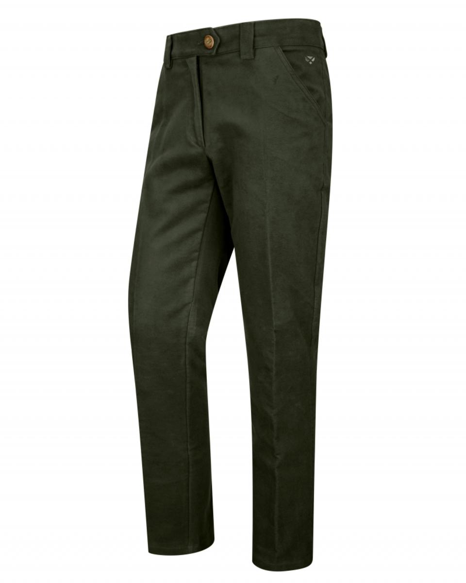 Hoggs of Fife Carrick Stretch Technical Moleskin Trouser Olive