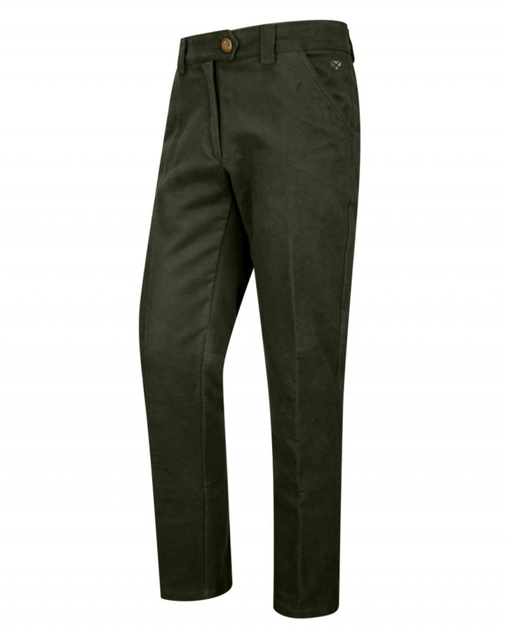 Hoggs of Fife Carrick Stretch Technical Moleskin Trouser Olive
