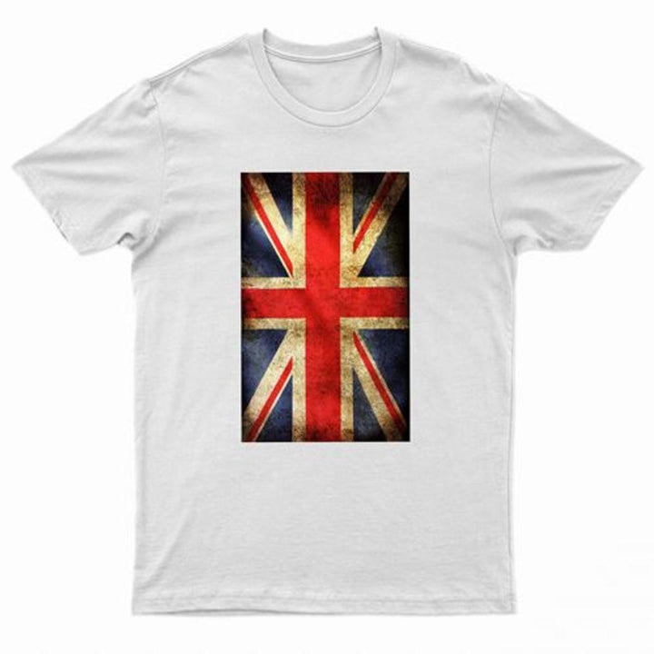 Urban Road Adults Printed British Flag Union Jack Grunge T-S – view 2