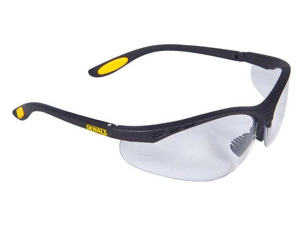 Dewalt Reinforcer DPG58 Safety Eyewear Black/Clear/Yellow
