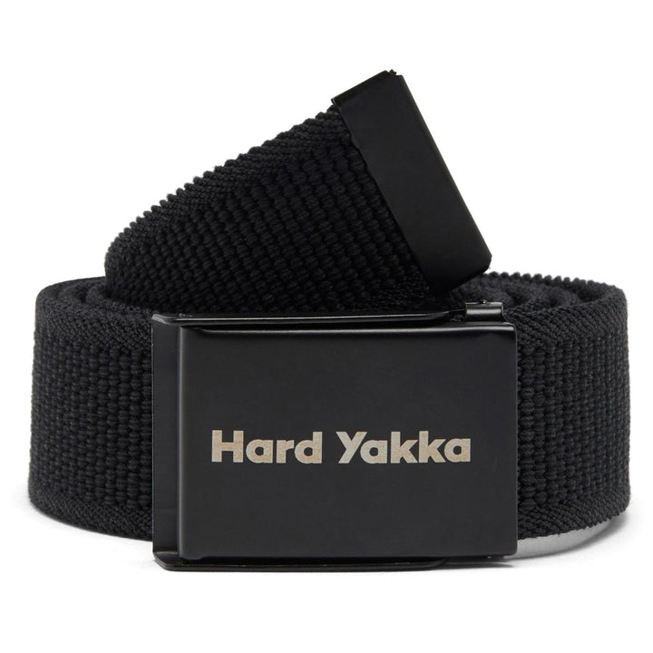 Hard Yakka Stretch Webbing Belt Black